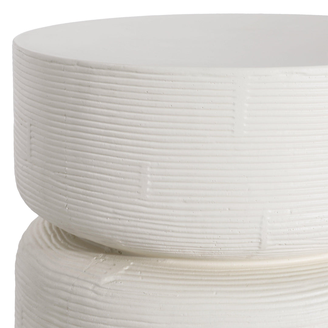 Isabel Side Table White - SwayLiving