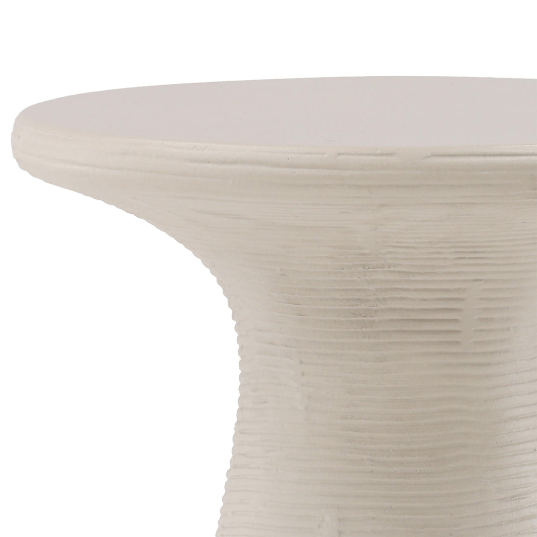 Fanny Side Table White Sm - SwayLiving