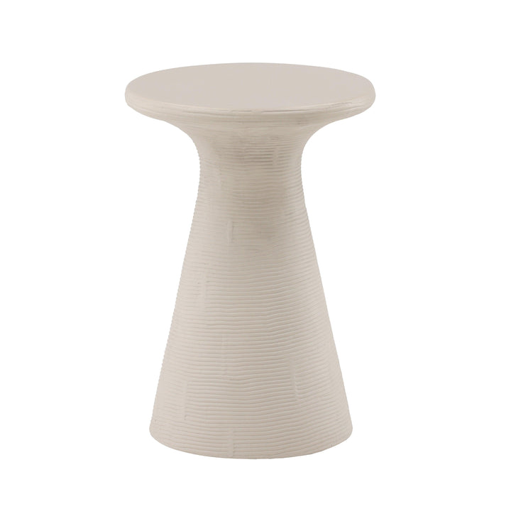 Fanny Side Table White Sm - SwayLiving