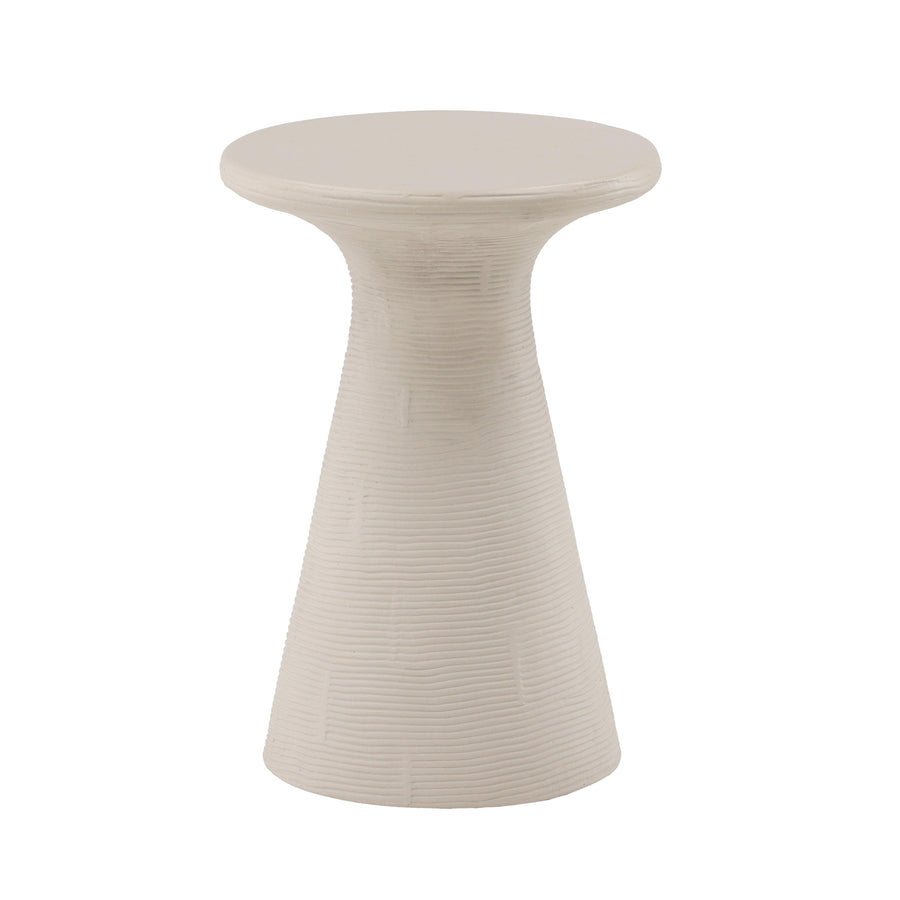 Fanny Side Table White Sm - SwayLiving