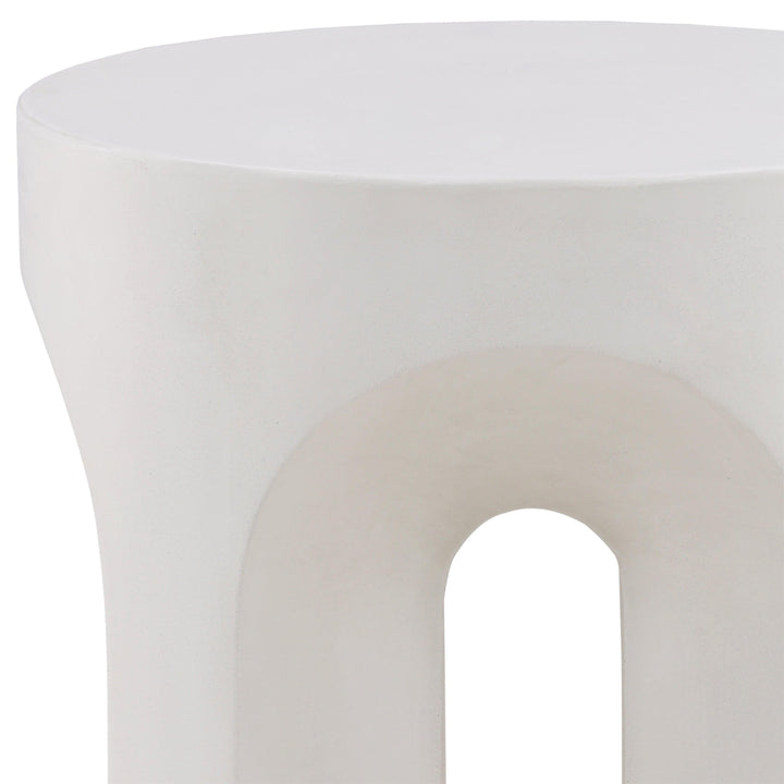 Hutchinson Side Table Cream - SwayLiving