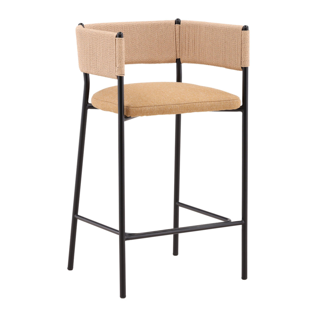 Coalt Counter Stool Gold - SwayLiving