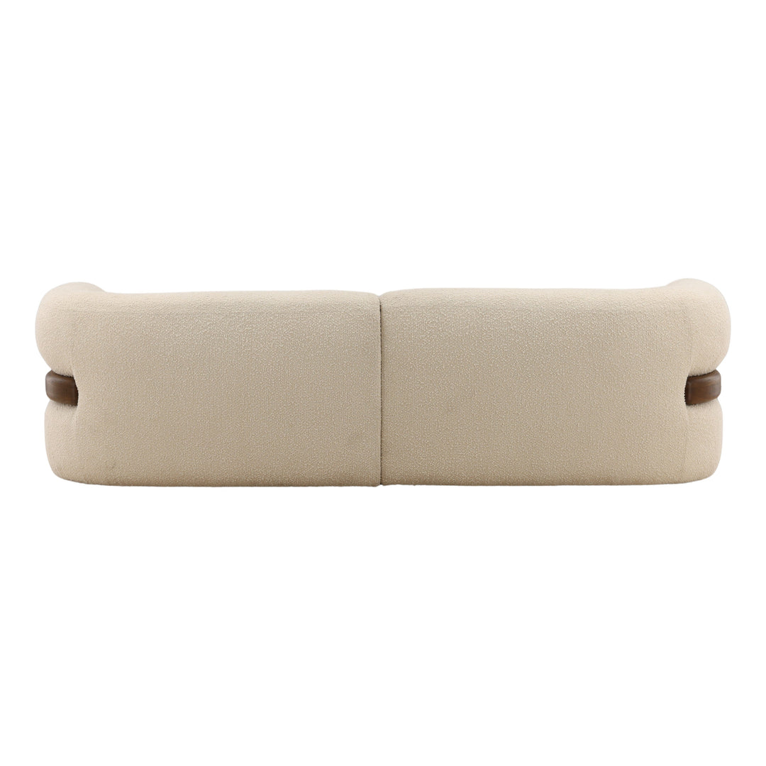 Edrena Sofa Cream — Back