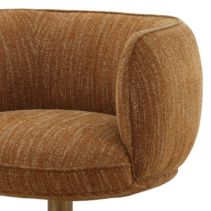 Aisla Swivel Chair Mustard — Detail 2