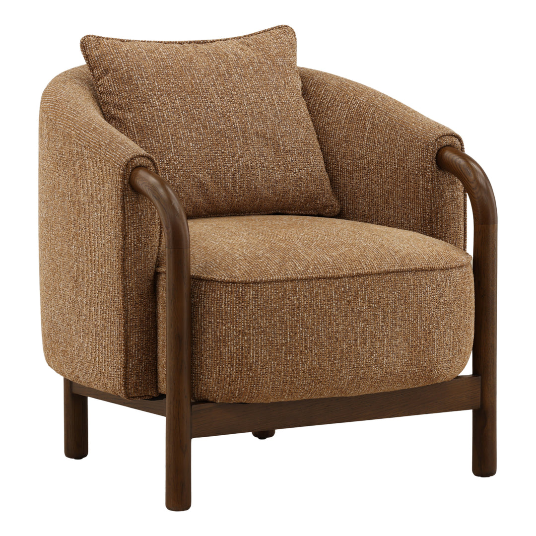 Rimais Occasional Chair Brown — Front Three-Quarter
