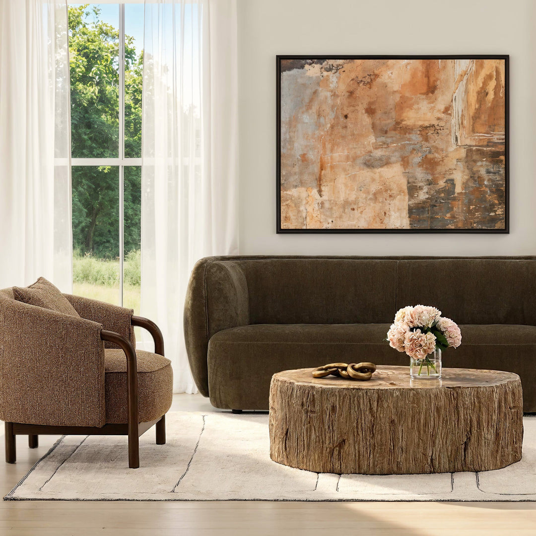 Rimais Occasional Chair Brown — Lifestyle