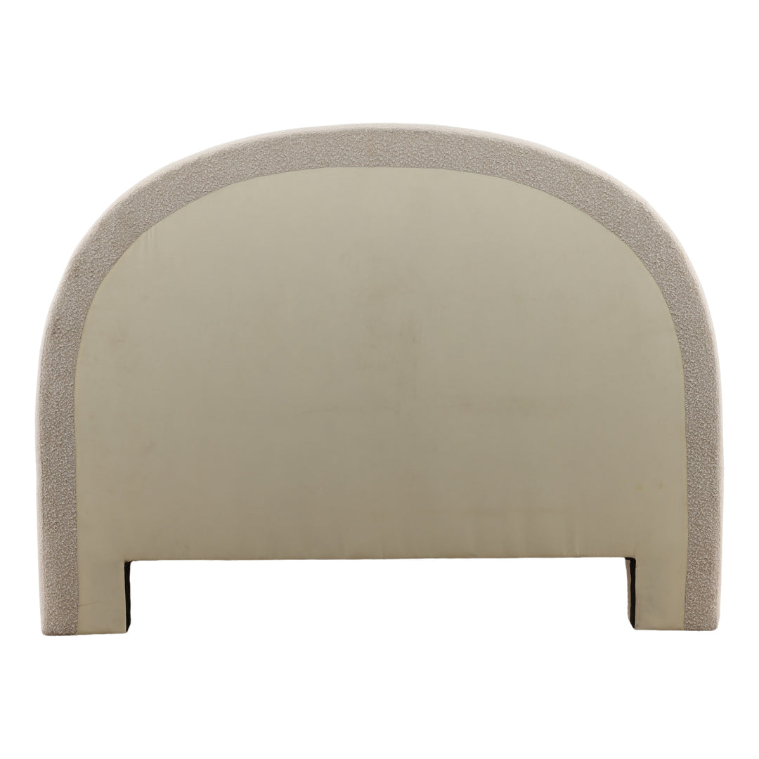 Amiro Bed Queen Cream — Back