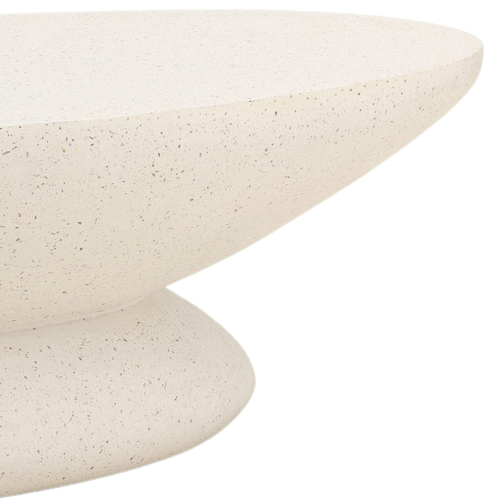 Jayla Coffee Table Ivory - SwayLiving
