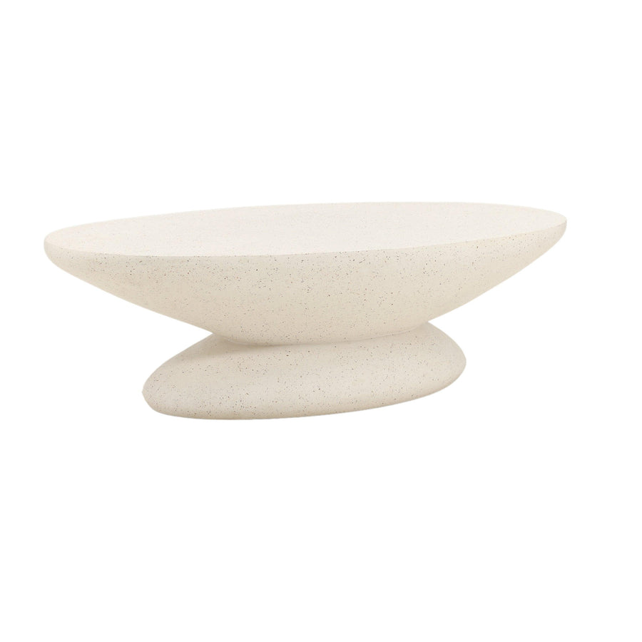 Jayla Coffee Table Ivory - SwayLiving