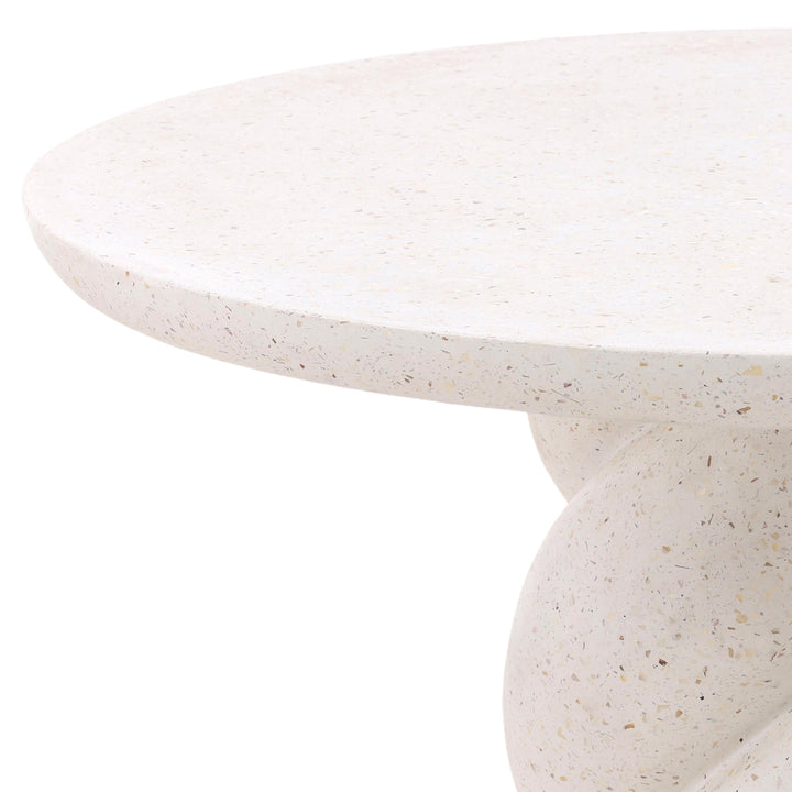 Nadia Outdoor Bistro Table Ivory - SwayLiving