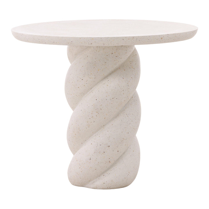 Nadia Outdoor Bistro Table Ivory - SwayLiving