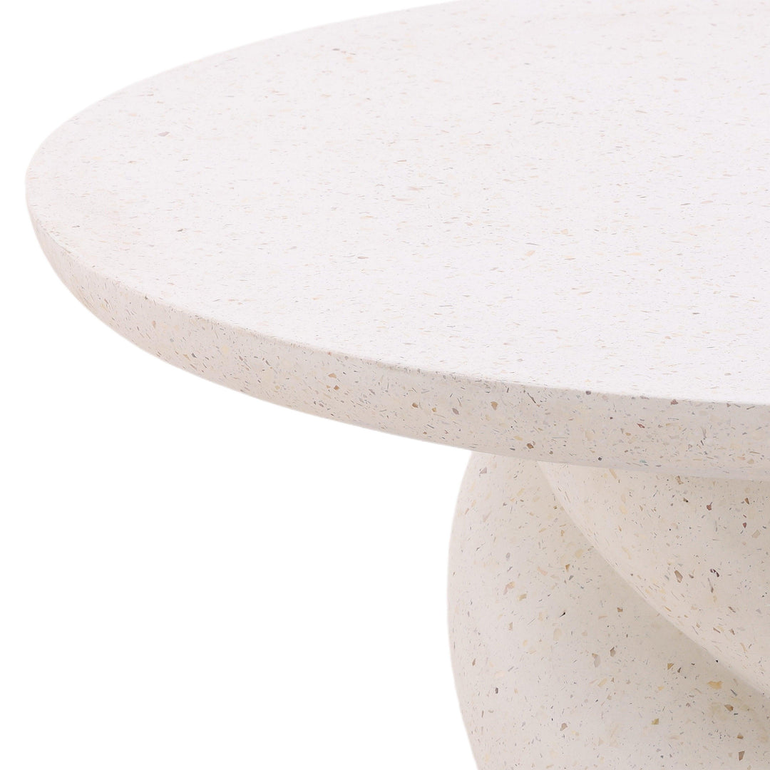 Nadia Outdoor Coffee Table Ivory - SwayLiving