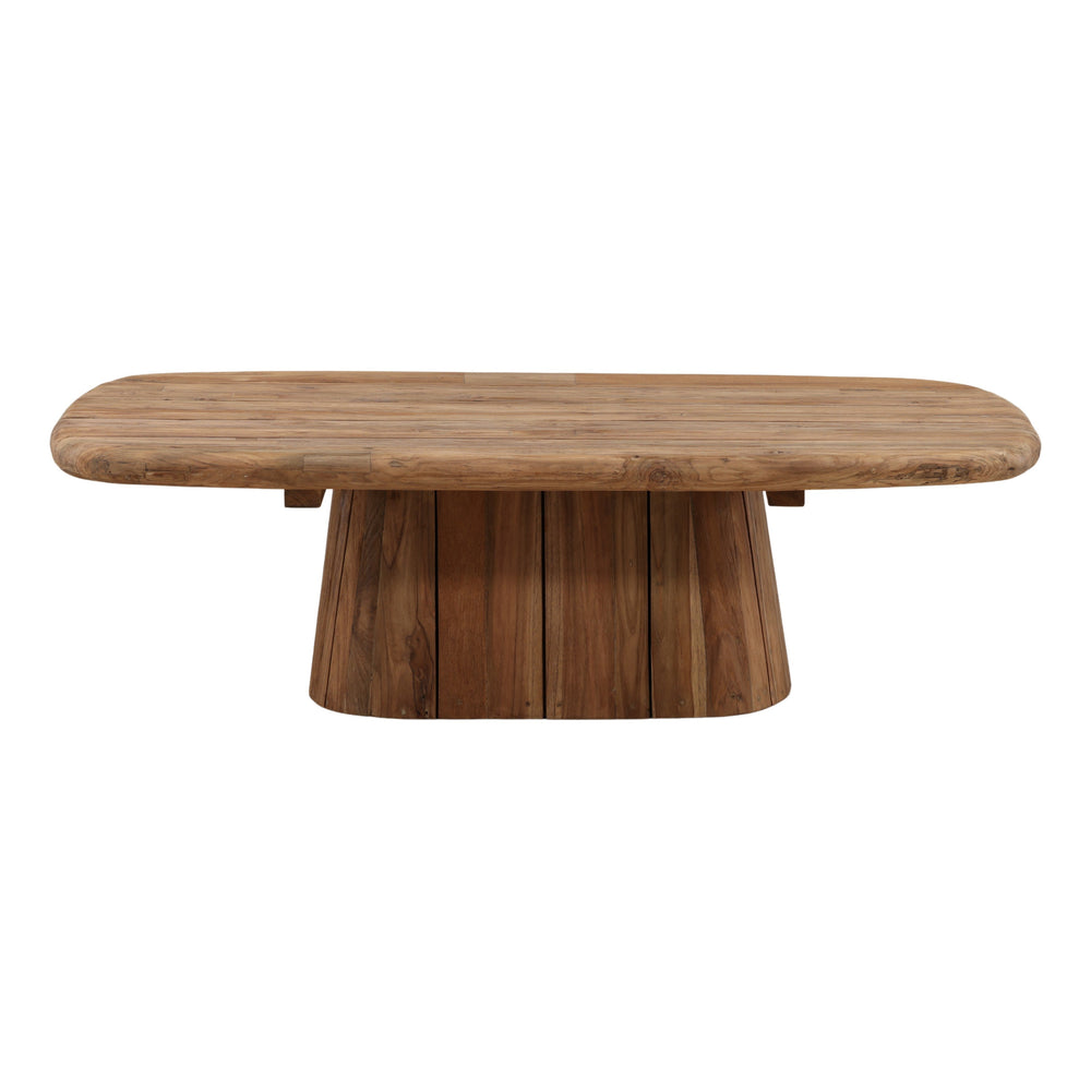 Belvor Outdoor Coffee Table Natural — Front