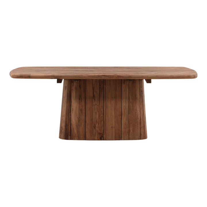 Belvor Outdoor Dining Table Natural — Front