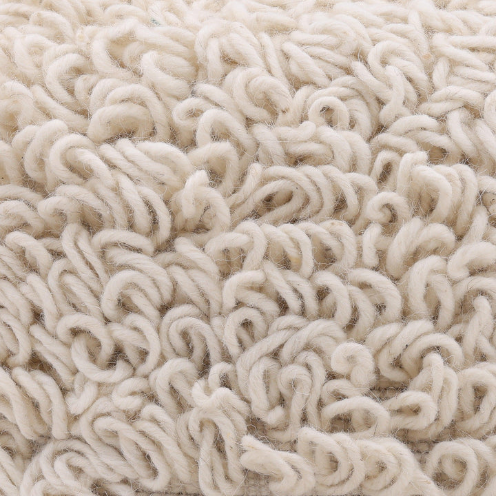 Mende Pouf Ivory - SwayLiving