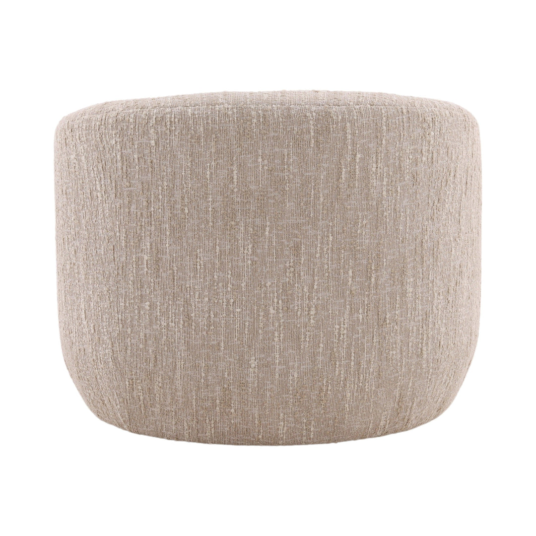 Romina Swivel Chair Beige - SwayLiving