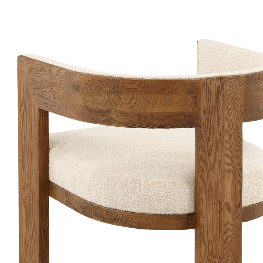 Nadine Dining Chair Cream - SwayLiving