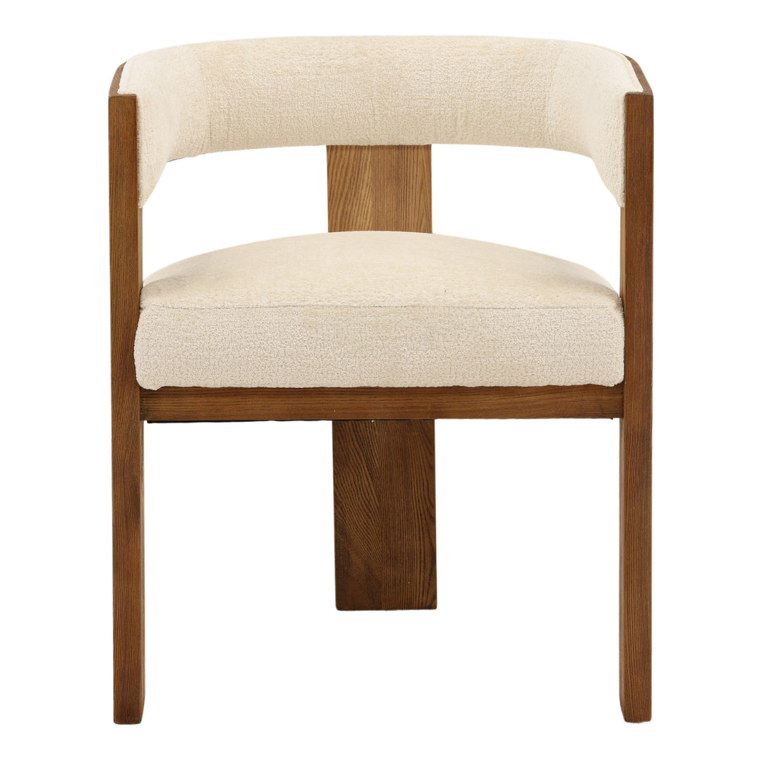Nadine Dining Chair Cream - SwayLiving
