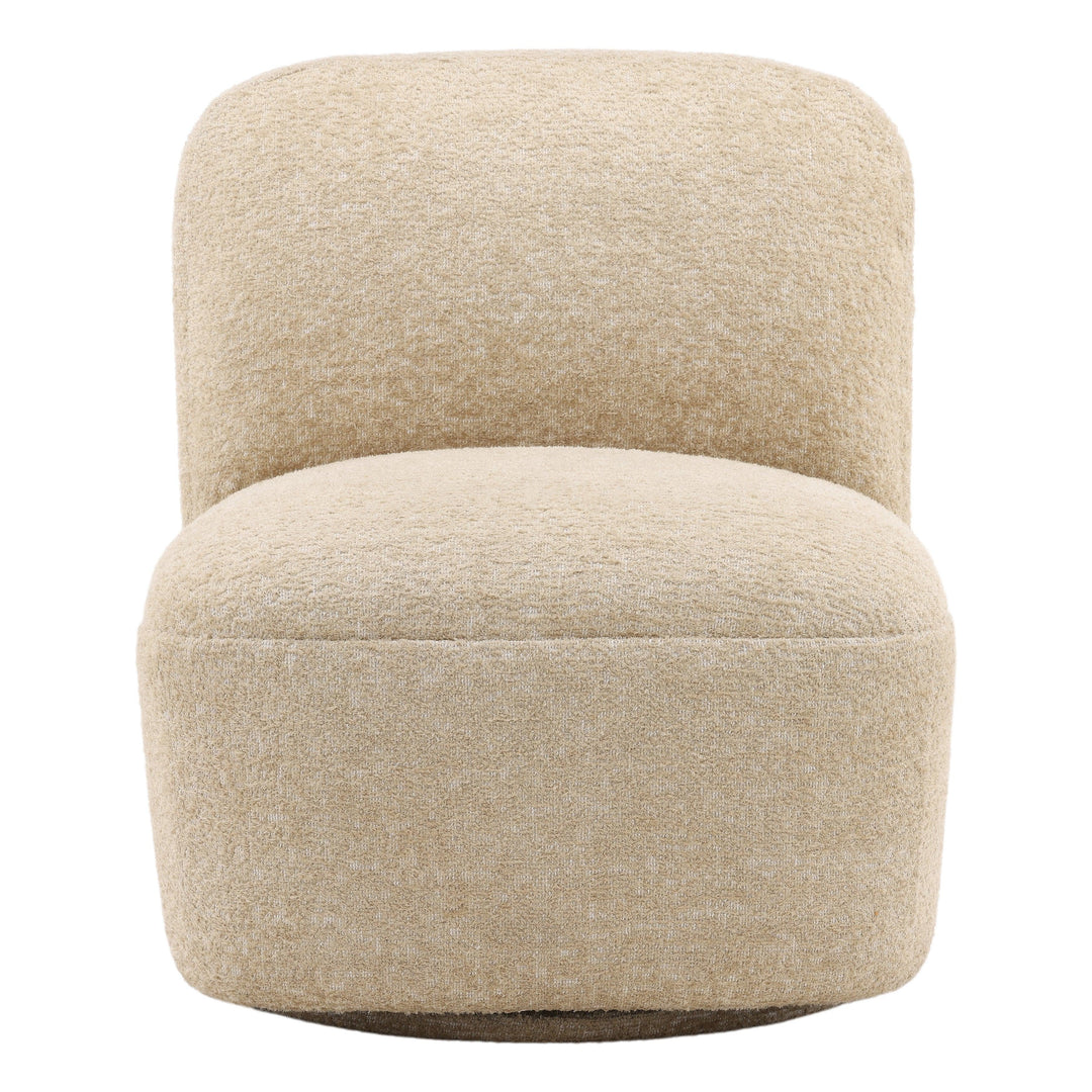 Daryl Swivel Chair Sand - SwayLiving