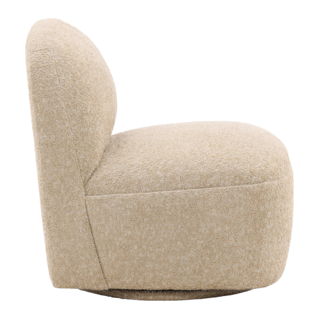 Daryl Swivel Chair Sand - SwayLiving