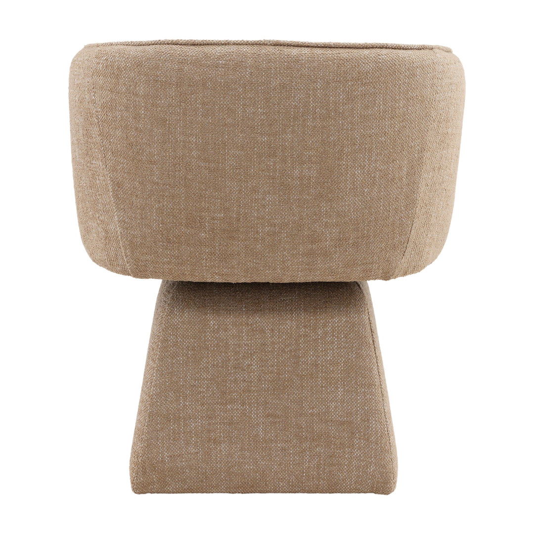 Joni Swivel Chair Camel - SwayLiving