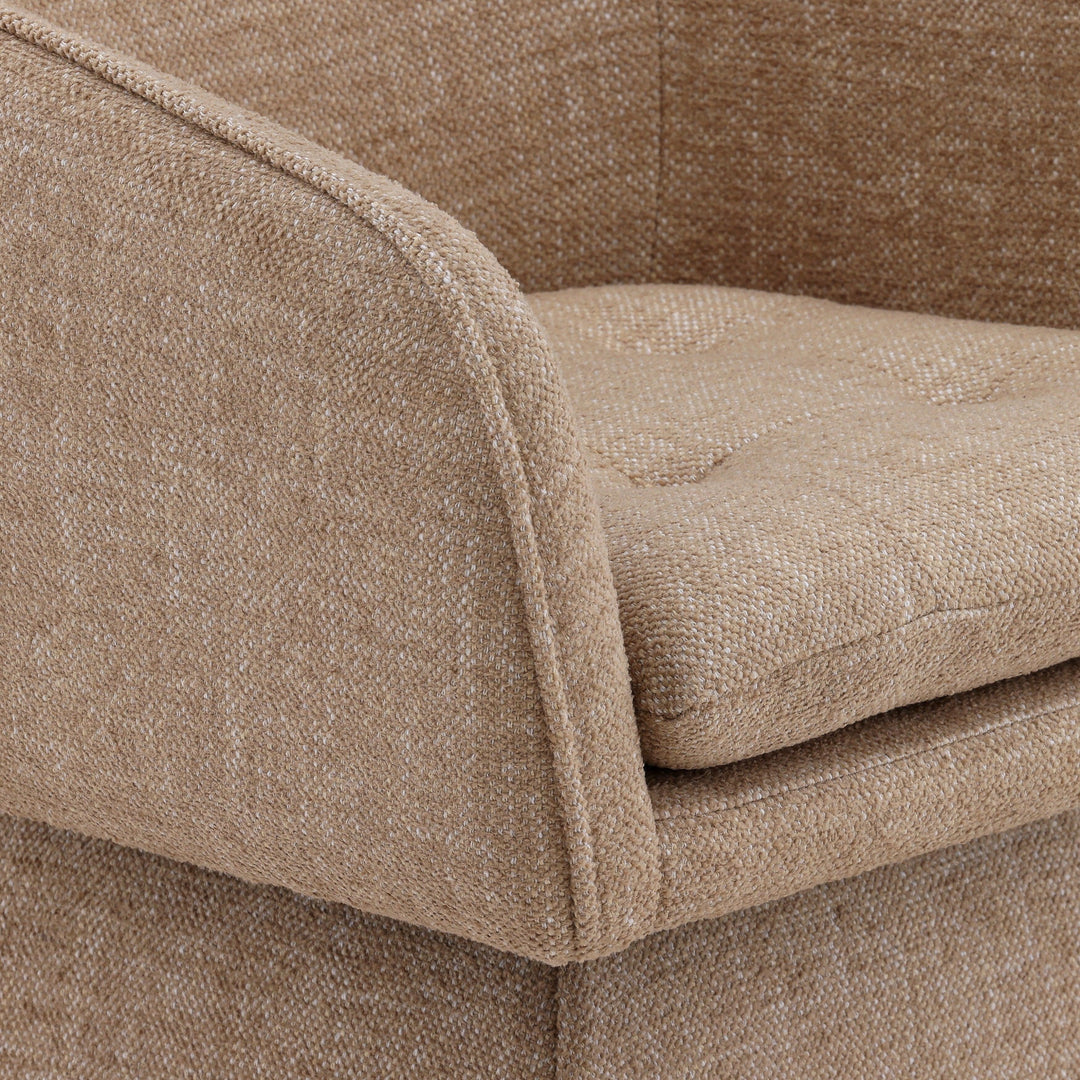 Joni Swivel Chair Camel - SwayLiving