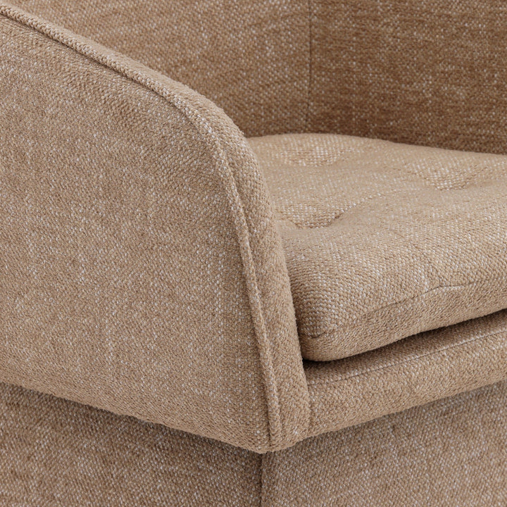 Joni Swivel Chair Camel - SwayLiving