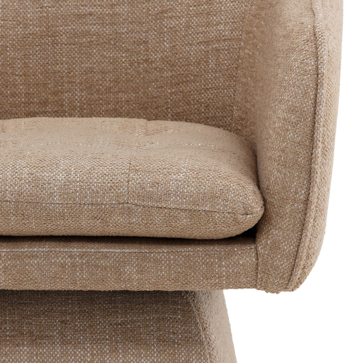 Joni Swivel Chair Camel - SwayLiving