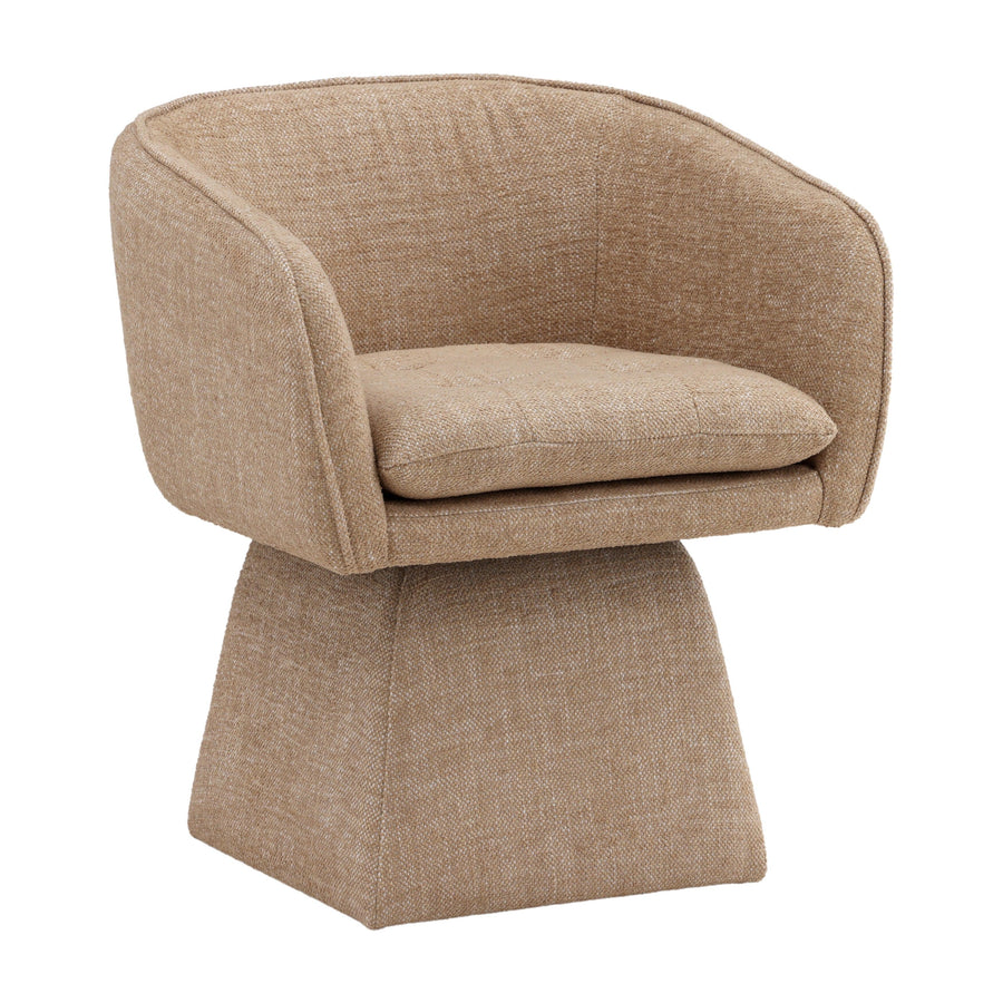 Joni Swivel Chair Camel - SwayLiving