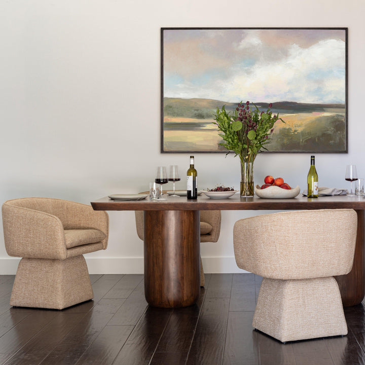 Joni Swivel Chair Camel - SwayLiving