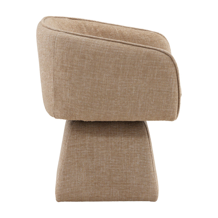 Joni Swivel Chair Camel - SwayLiving