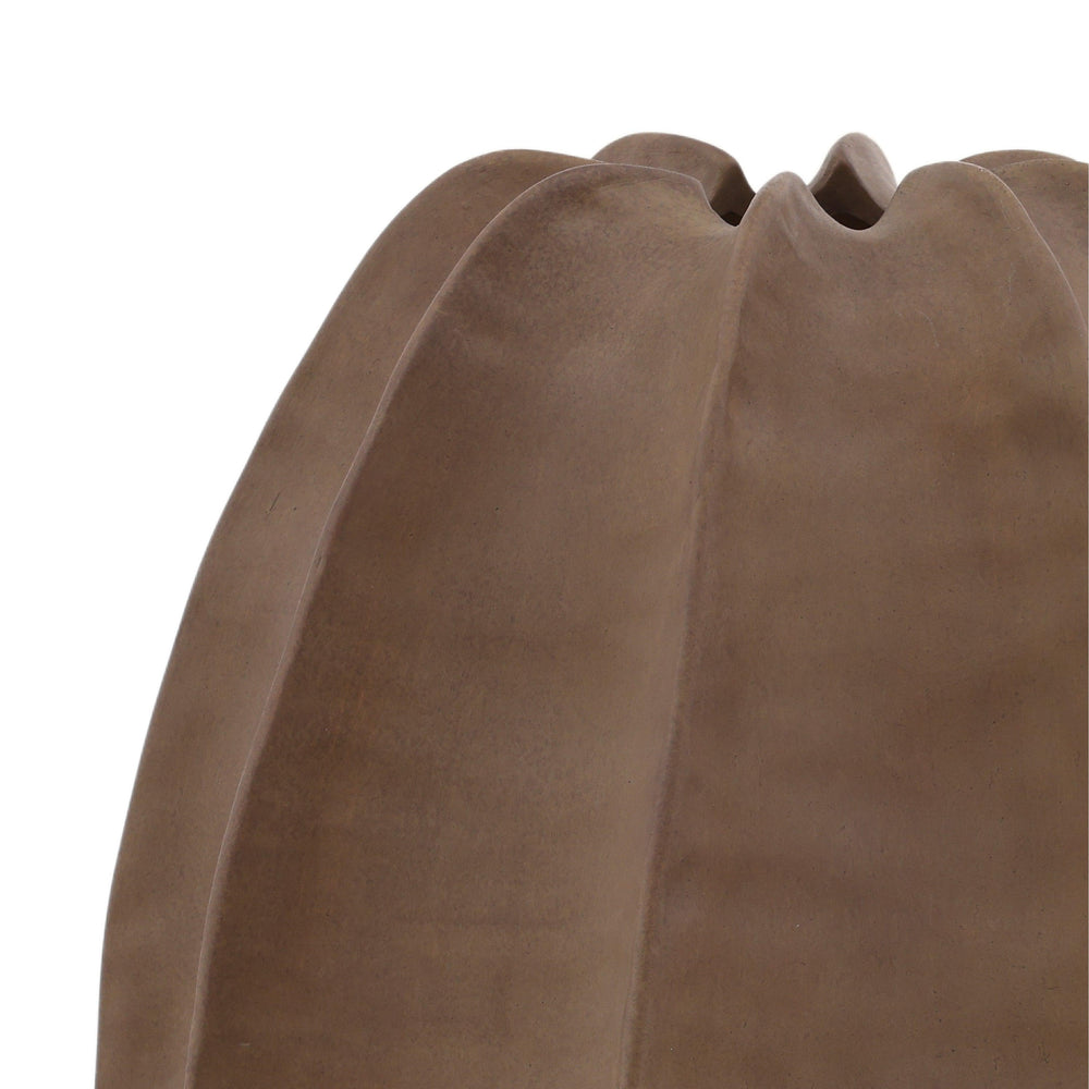 Elmo Vase Light Brown - SwayLiving