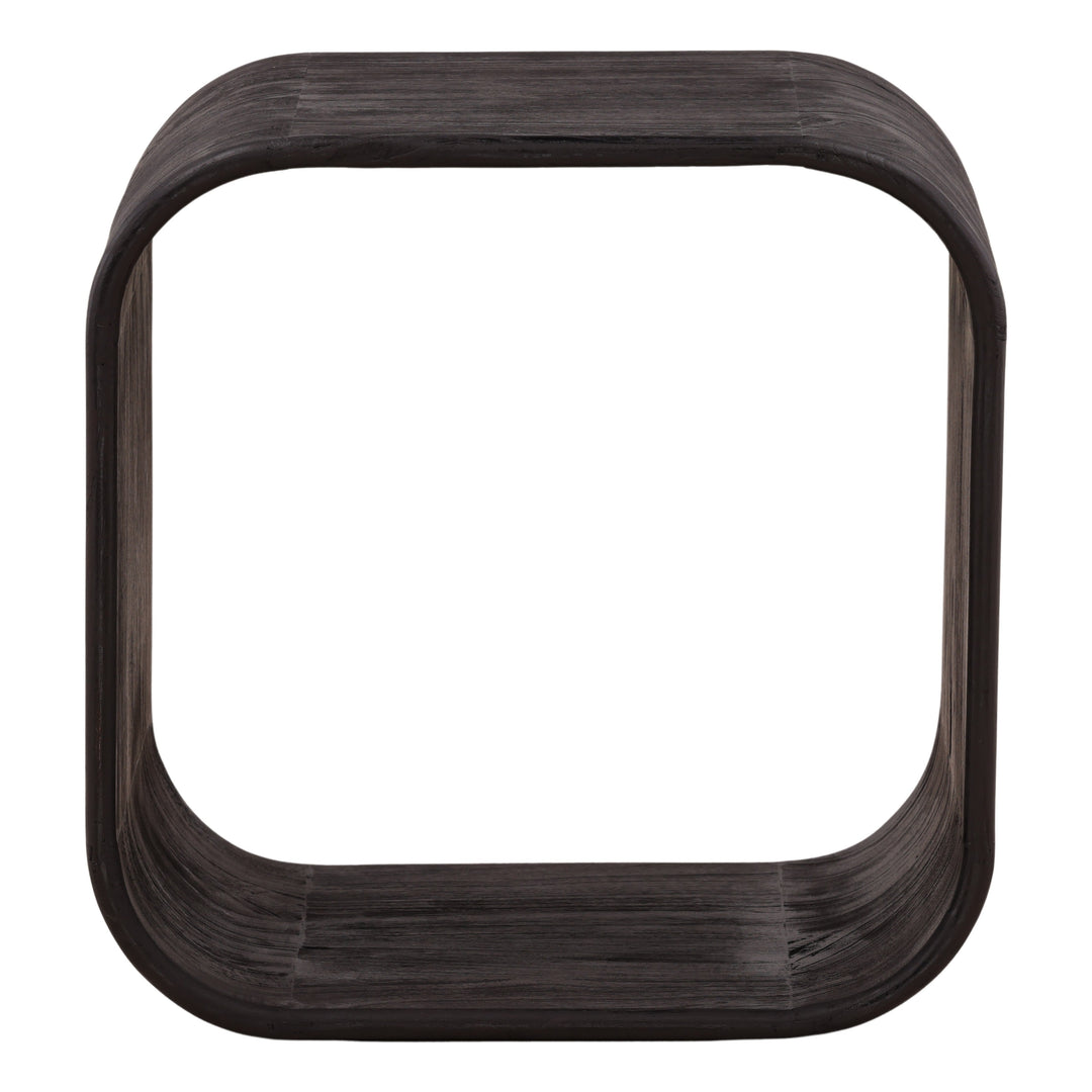 Jaymes Side Table Dark Brown — Front
