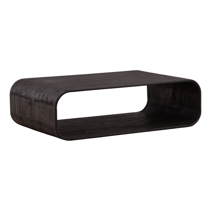 Jaymes Coffee Table Dark Brown — Front Three-Quarter