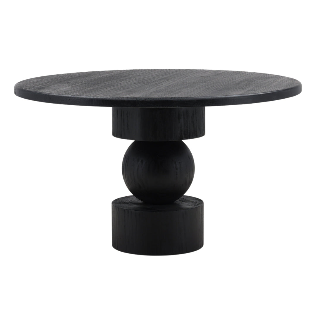 Gareth Dining Table Matte Black - SwayLiving