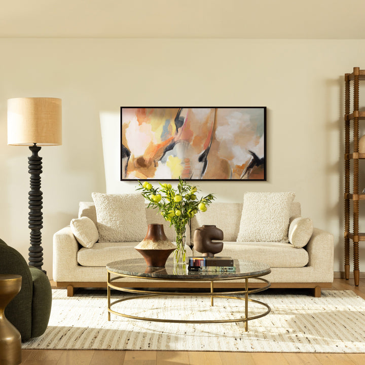 Amali Sofa Fawn — Lifestyle