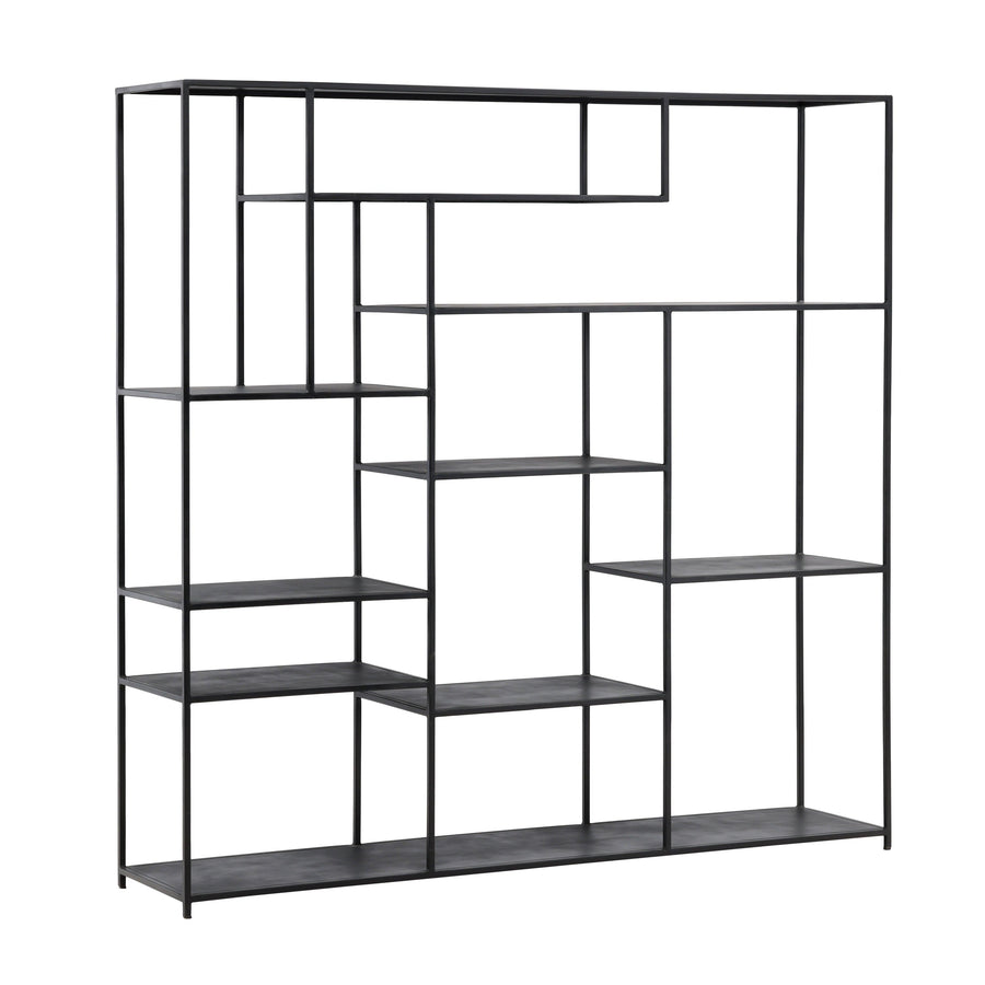 Darian Bookcase Black - SwayLiving