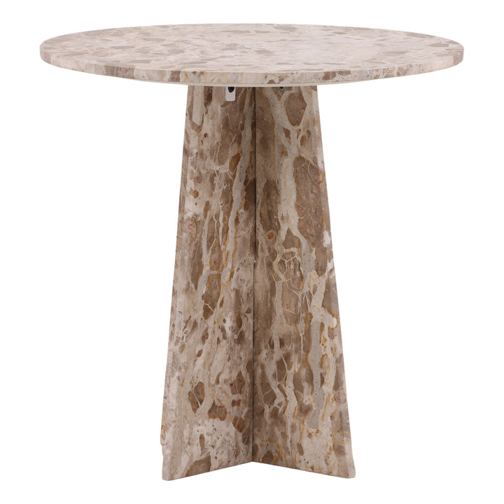 Cauldwell Bistro Table Beige — Front
