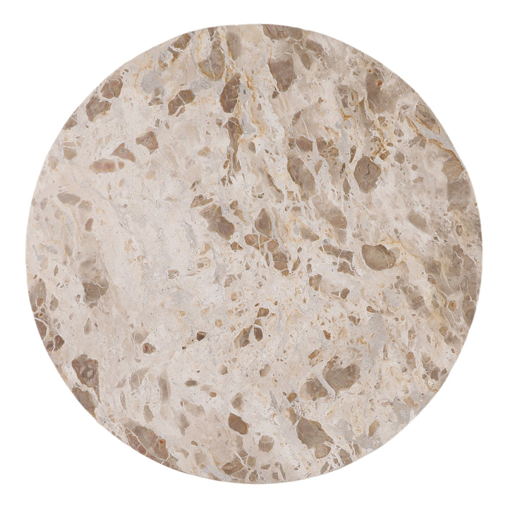 Cauldwell Bistro Table Beige — Overhead