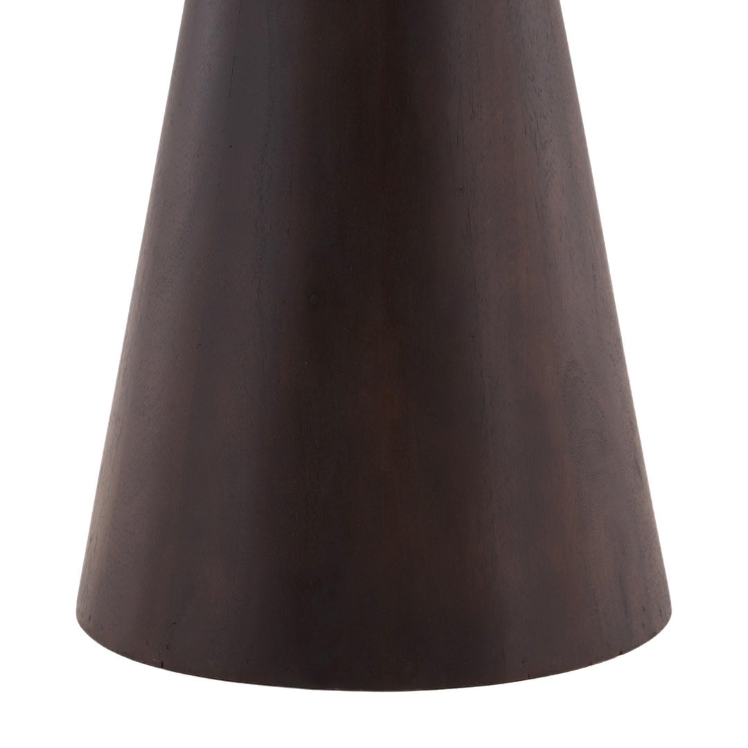 Ettie Side Table Dark Brown - SwayLiving