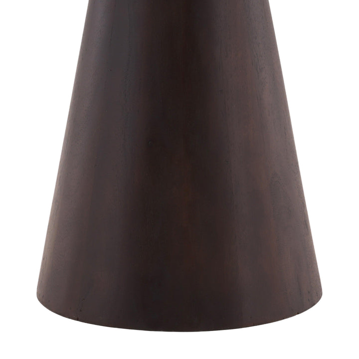 Ettie Side Table Dark Brown - SwayLiving