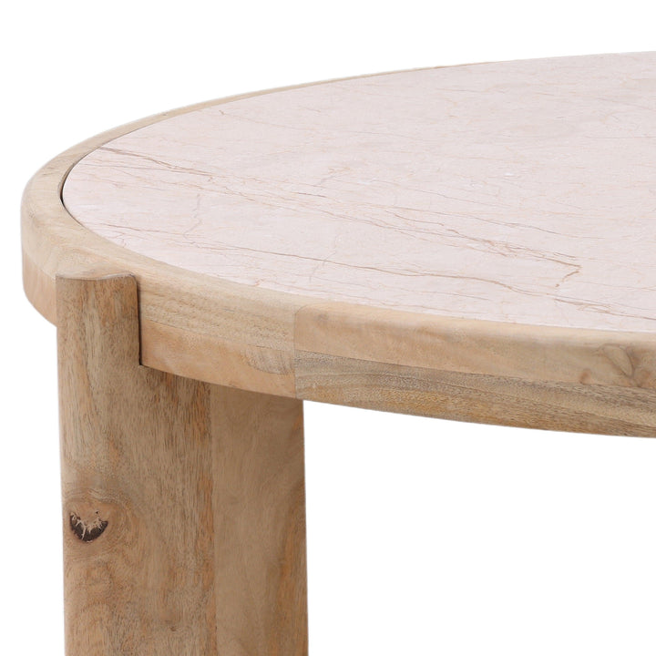 Taran Coffee Table Beige - SwayLiving