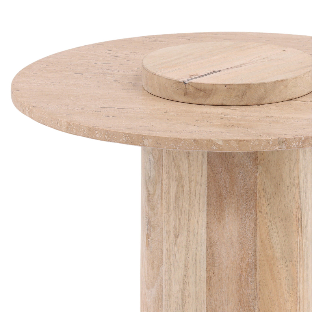 Rona Side Table Natural - SwayLiving