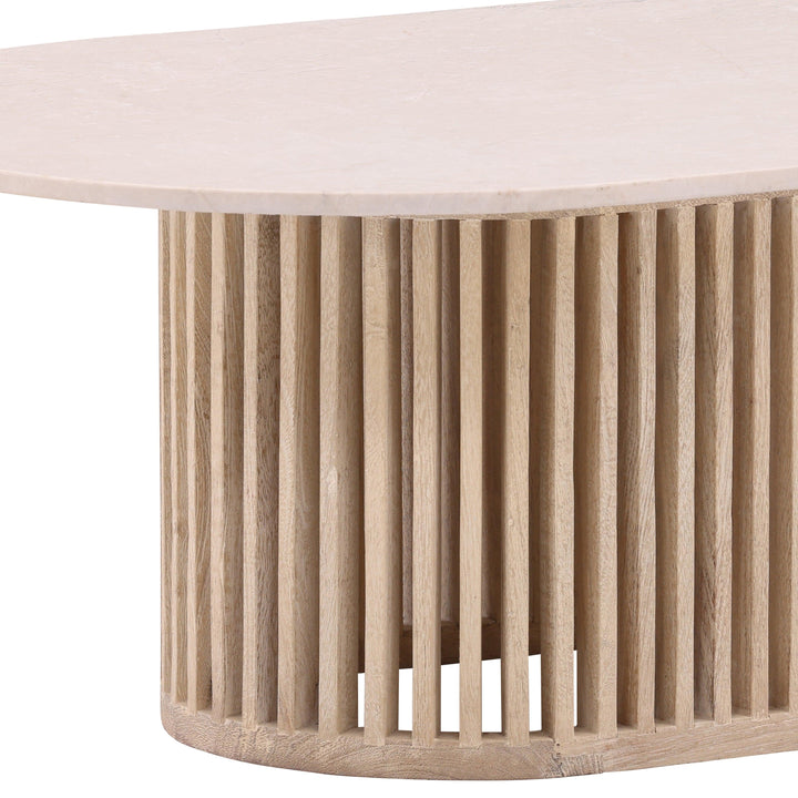 Myra Coffee Table Beige - SwayLiving