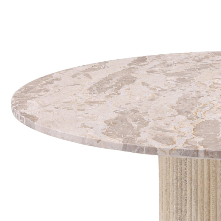 Nia Dining Table Light Natural - SwayLiving