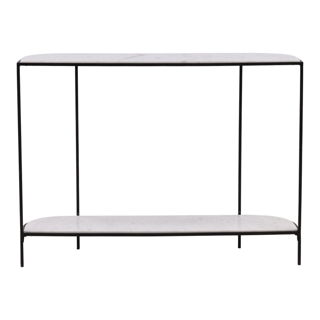 Bryon Console Table White - SwayLiving