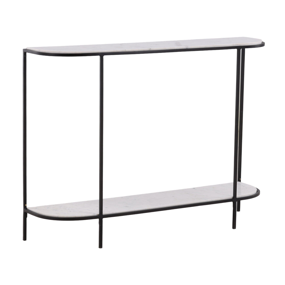 Bryon Console Table White - SwayLiving