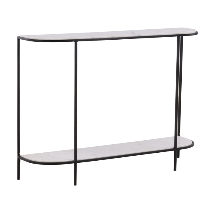 Bryon Console Table White - SwayLiving