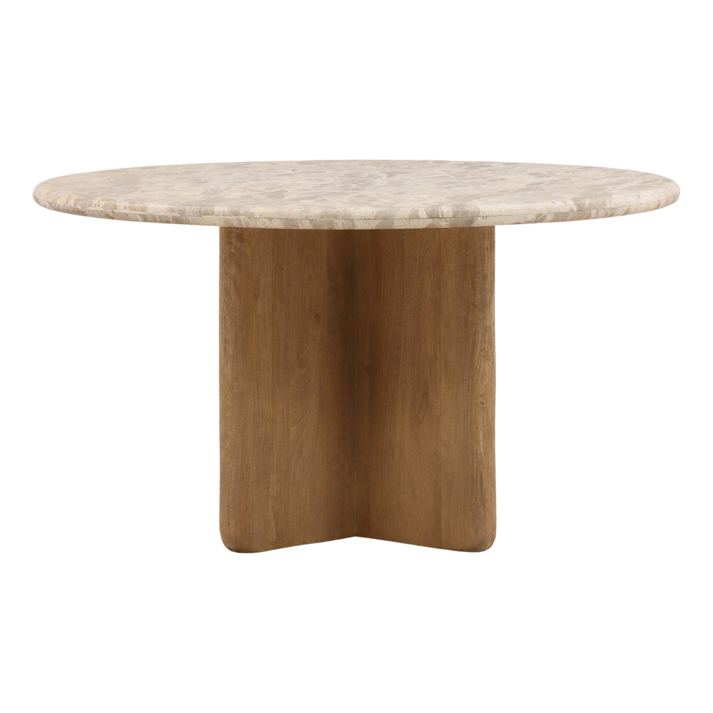 Laynah Dining Table Beige — Front