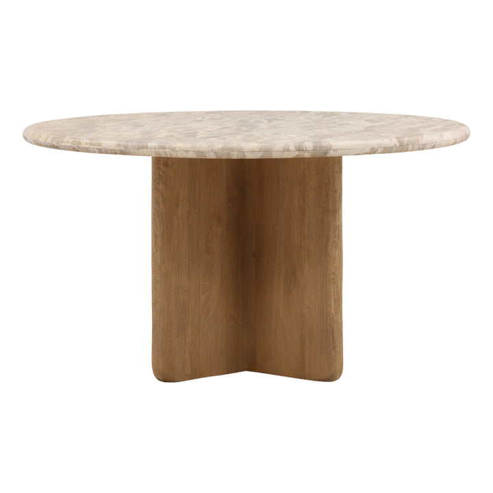 Laynah Dining Table Beige — Front